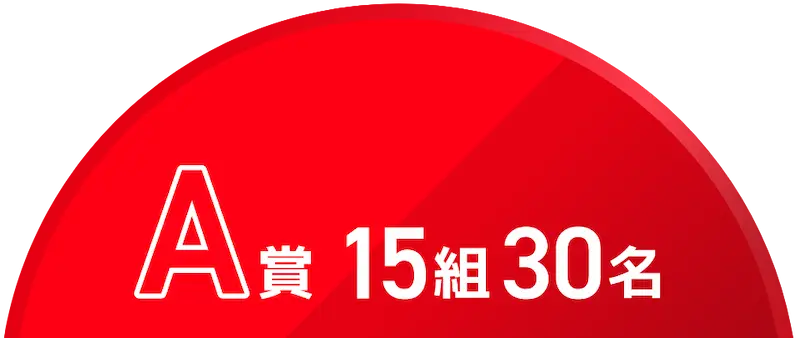 A賞 50組 30名