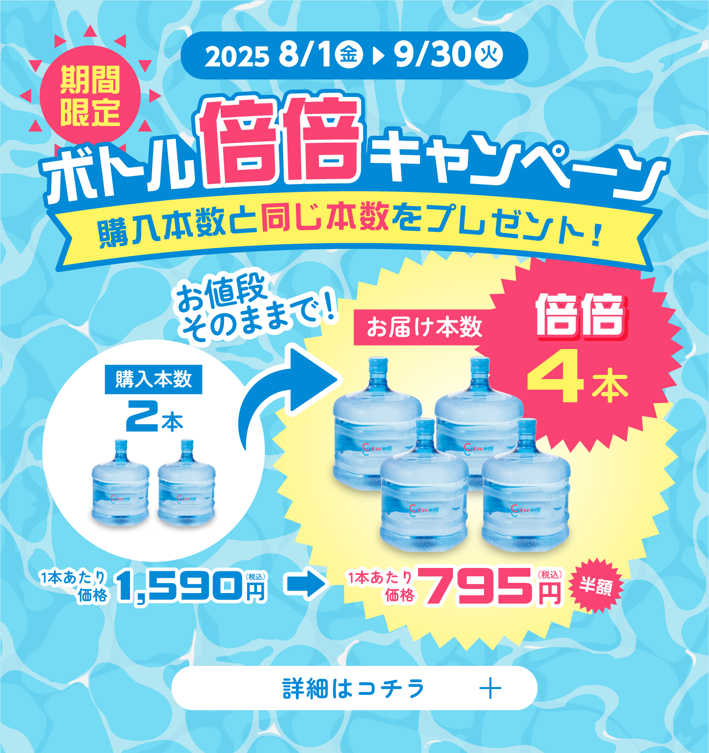ボトル倍倍キャンペーン