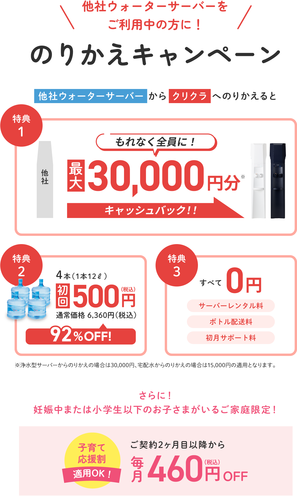 のりかえキャンペーン