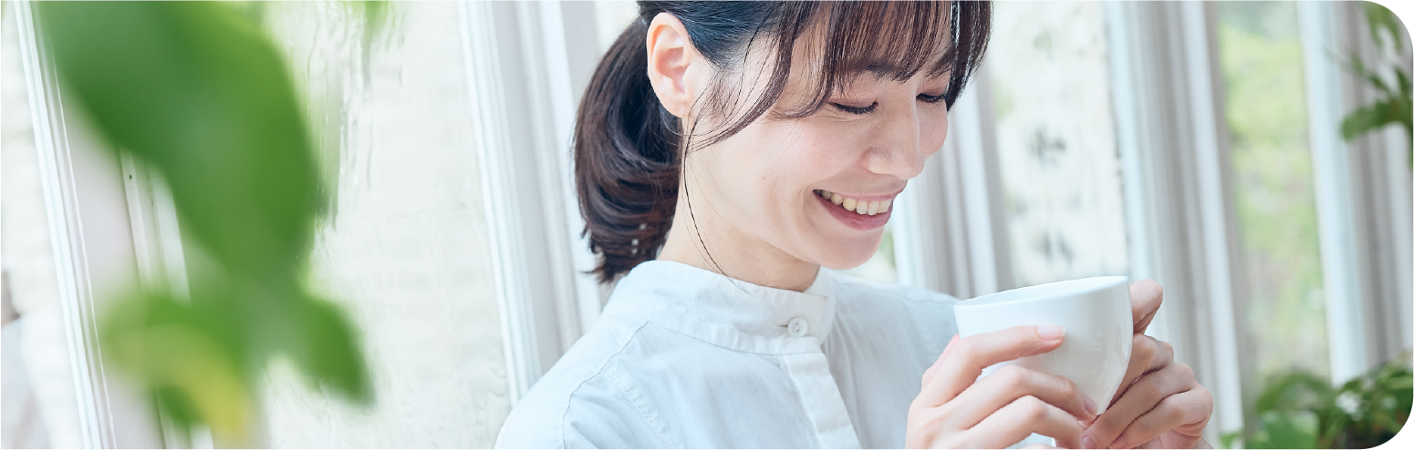 白湯でほっと一息